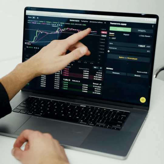 Phantom Invest Illustration der Leistungsanalyse